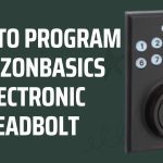 Amazonbasics Electronic Deadbolt Programming