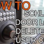 How to Delete All Schlage Door Lock Code
