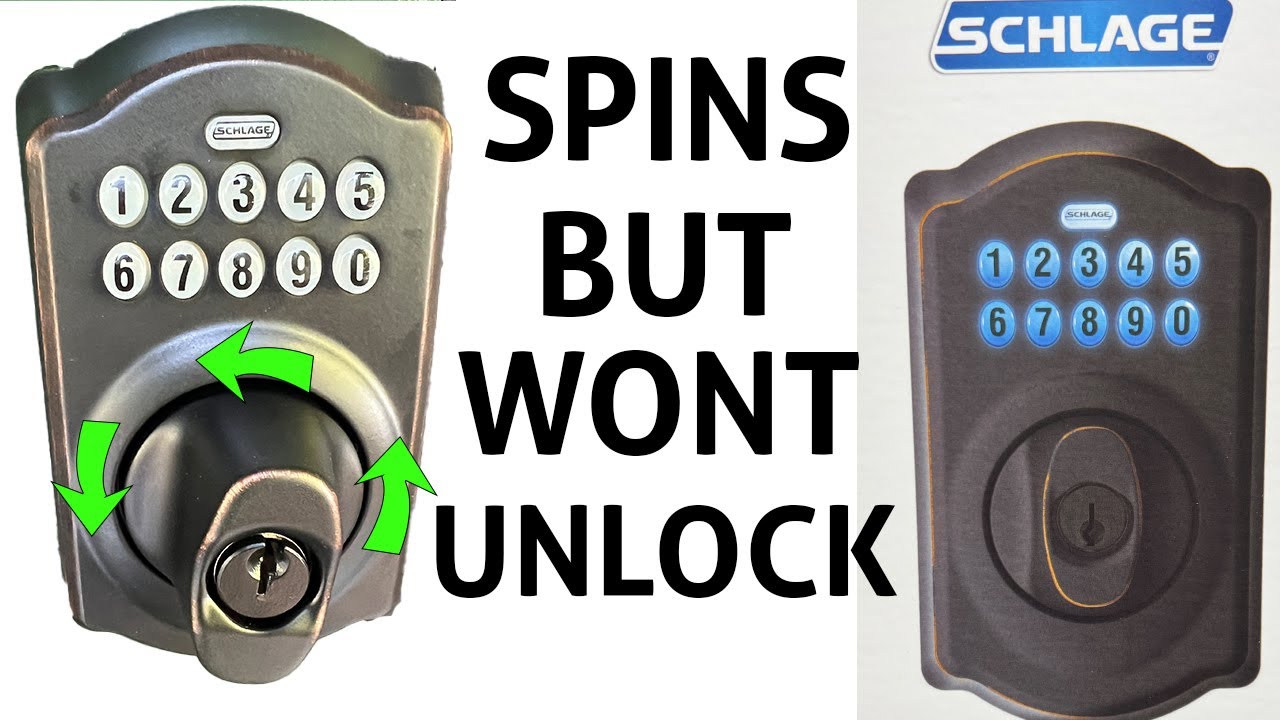 How to Fix Schlage Lock Not Unlocking?