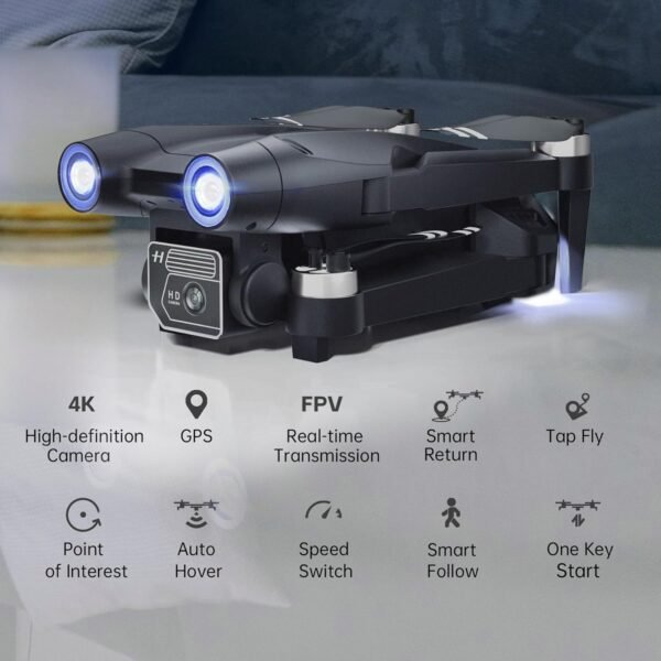 CHUBORY X10 PRO GPS Drone with Camera for Adults 4K UHD, 90 Min Long Flight Time,3280 FT Long Control Range, Auto Return, Follow Me, Brushless Motor, 5G FPV RC Quadcopter for Beginners( - Image 6