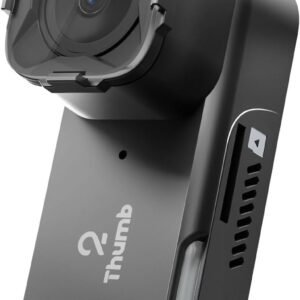 RunCam Thumb 2 FPV Mini Action Camera 4K60FPS 27g Remote-Control Recording with Gyroflow Stabilization ND Filter for FPV Drone Cinewhoop Airplane RC Car (Thumb 2)