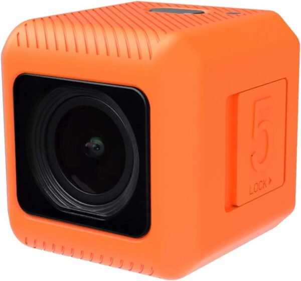 RunCam 5 4K FPV Camera 1080P HD Micro Action Camera EIS Supported 145 Degree FOV for FPV Racing Drone and Sport Video Recording, Orange - Image 4