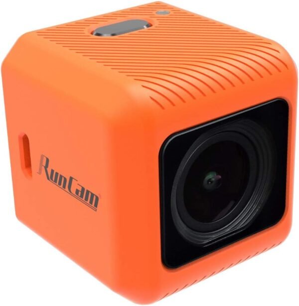 RunCam 5 4K FPV Camera 1080P HD Micro Action Camera EIS Supported 145 Degree FOV for FPV Racing Drone and Sport Video Recording, Orange