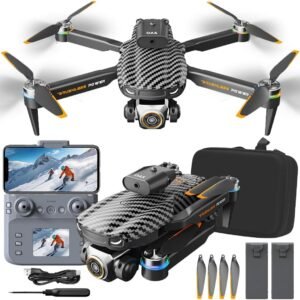 Drones with 4k Camera Ultra-wide,Real-time Vision Screen Handle,Foldable WiFi FPV Drone kit, RC Quadcopter with Brushless Motor, Optical Flow, Altitude Hold,2 Batteries