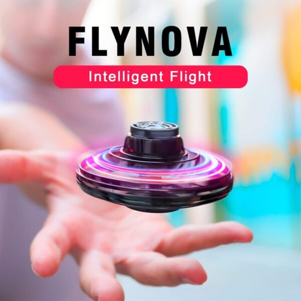 FLYNOVA Hand Operated Mini Drones,2025 UFO Magic Flying Orb Toys with Lights,Hover Boomerang Fidget Spinner,Christmas Birthday Gifts for Boys Girls Teen Age 6 7 8 9 10 11+,Funny Kids Party Favors - Image 3