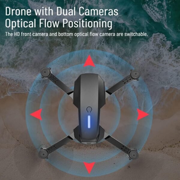 2025 Foldable Drone with 4K Dual Camera for Adults, RC Quadcopter WiFi FPV Live Video, Altitude Hold, One Key Take Off/Land - Image 2
