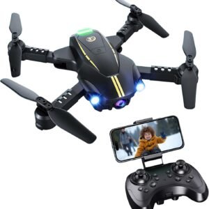 Drone with Camera for Kids Adult, 1080P Camera FPV Drone, Mini Drones Foldable with 2 Batteries, Kids Drone, 3 Speed Mode, 3D Flips, Gesture Photo, Drones for Kids 8-12 10-15 Boys