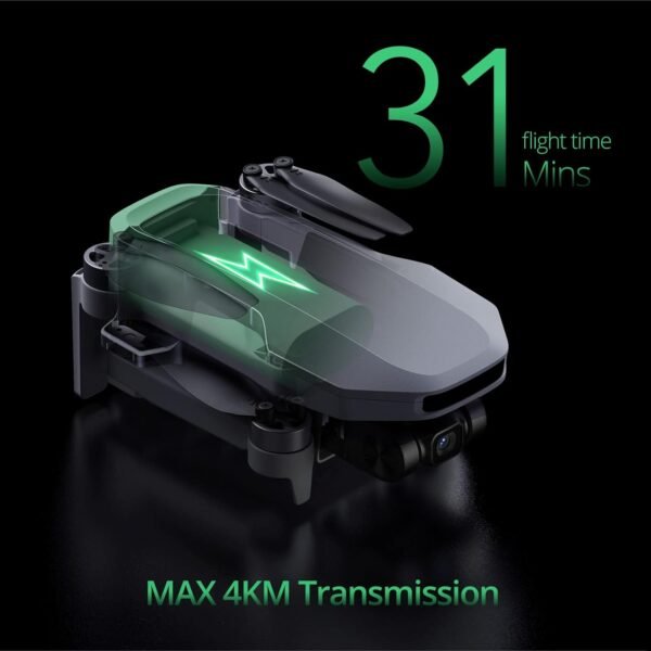 Potensic ATOM SE GPS Drone with 4K EIS Camera, Under 249g, 62 Mins Flight, 4KM FPV Transmission, Brushless Motor, Max Speed 16m/s, Auto Return, Lightweight and Foldable Drone for Adults, Beginner - Image 5