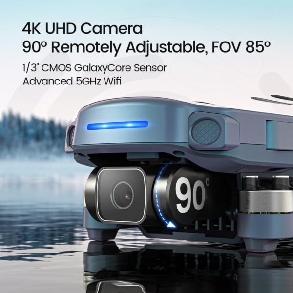 Holy Stone HS360S GPS Drones With 4K UHD Camera For Adults,FAA,249g Quadcopter Drone,10000 Feet Video Transmission,Auto Return,Follow Me, Brushless Motor,Beginner Mode, Special Gradient Color Edition - Image 2