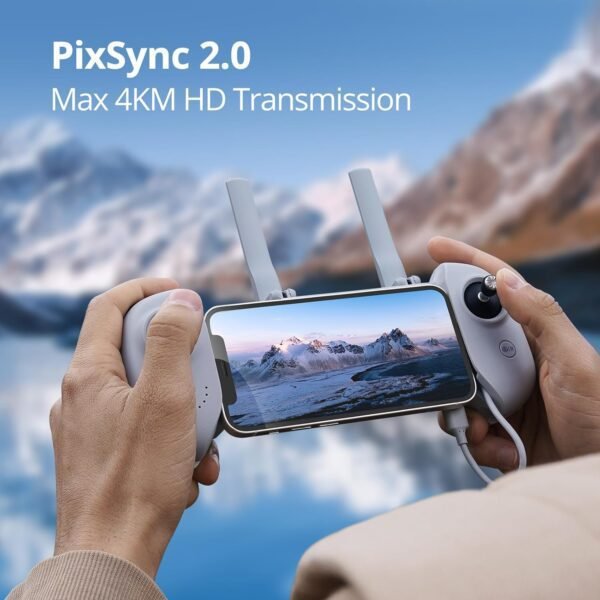 Potensic ATOM SE GPS Drone with 4K EIS Camera, Under 249g, 62 Mins Flight, 4KM FPV Transmission, Brushless Motor, Max Speed 16m/s, Auto Return, Lightweight and Foldable Drone for Adults, Beginner - Image 7