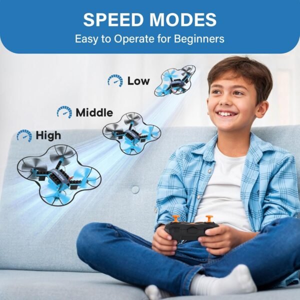 3 in 1 STEM Building Remote Controller Drone for Kids Ages 8-12, RC Mini Drone for Beginners, Science Kit - 3 Different Designs, 3D Flips, Drone Kit Toys for Teens Boys Girls - Image 3