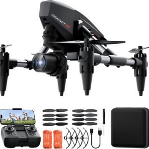Drone with Camera for Beginners Kids, Remote Control Quadcopter with FPV Live Video, Gestures Selfie, Altitude Hold, One Key Take Off/Landing, 3D Flips, Headless Mode, Toys Gifts