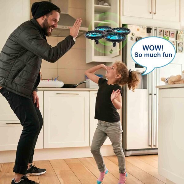 Loolinn | Drones for kids Gifts - Mini Drone, RC Drone with Auto Anti-Collision Technology/Safe for Kids/Easy to Fly / 360° Flip/Hand-Controlled Mode (Gift for Boys and Girls) - Image 6