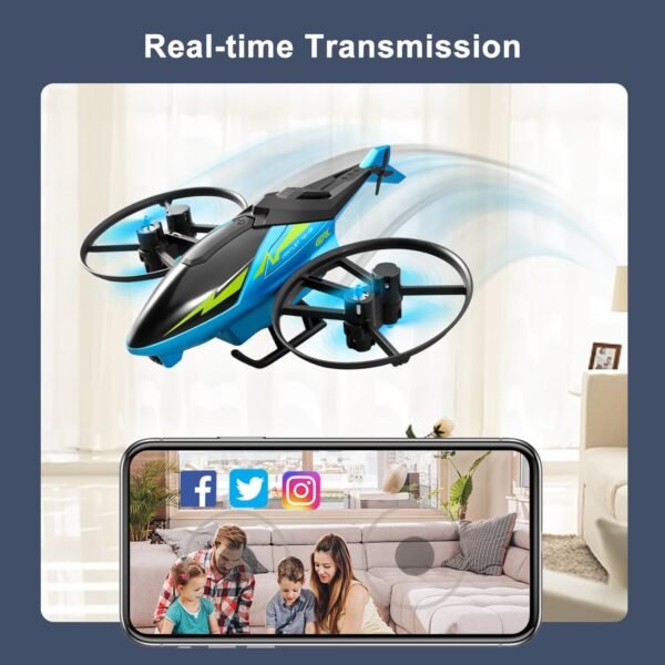 4DRC M3 Drone with 1080P HD Camera for Adults Kids Beginners,Remote Control Foldable quadcopters Helicopter Boys Toys/Gift,with Auto Hover, One Key Start,3D Flips - Image 3