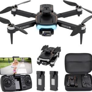 Drone with Camera for Kids Brushless Motor, 720P Drone,Drone for Children Beginners, Optical Flow Positioning, Obstacle Avoidance,Headless Mode,1 Key Start and Landing,2 Batteries