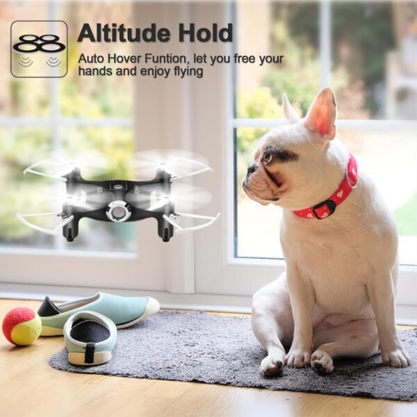 Cheerwing Syma X20 Mini Drone for Kids and Beginners RC Nano Quadcopter with Auto Hovering 3D Flip(Black) - Image 3