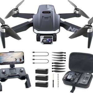 N11 PRO GPS Drone with Camera for Adults 4K UHD, 90 Min Long Flight Time, Long Control Range, Auto Return, Follow Me, Brushless Motor, 5G FPV RC Quadcopter for Beginners