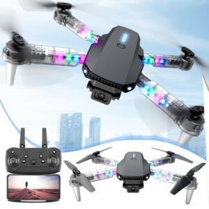 Drone with 1080P HD Camera with Remote Control, Drone Gifts for Boys Girls with Altitude Hold Headless Mode Start Speed Adjustment Todays Deals