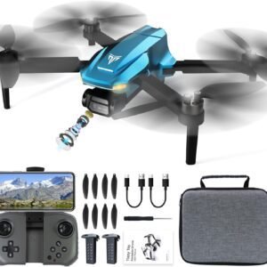 Drone, Drones with camera for adults 4k, Drones for kids 8-12, Brushless Motor, FPV Foldable Drone, Carrying Case, 40 mins Battery Life, Christmas gifts, 360° Flip, APP Control
