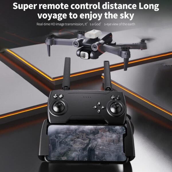 GoolRC RC Drone with Camera 4K Dual Camera Camera Drone Toy Drone RC Quadcopter ESC with Function Gesture Control Trajectory Flight 360 Degree Roll Drones for Kids 8-12 with Camera - Image 5
