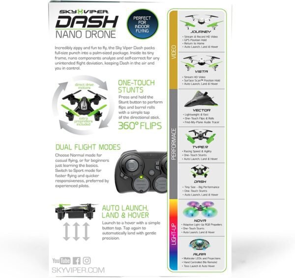 Sky Viper Dash Nano Drone - Image 2