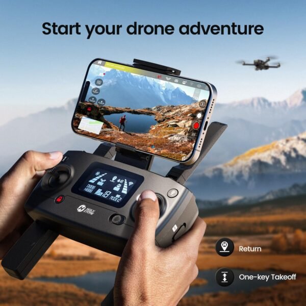 Holy Stone HS720E Drones with Camera for Adults 4K,Integrated Remote ID, 2 Batteries 46 Min Flight Time, 5GHz FPV Transmission, 130° FOV EIS Camera,Drone with 4K/30FPS Video,Brushless Motor, Auto Return, Follow Me, GPS Drone for Beginner - Image 4