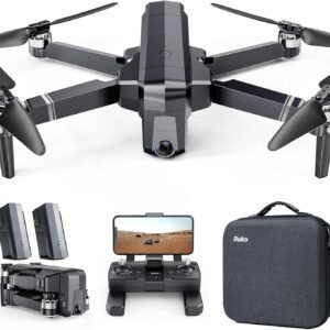 Ruko F11PRO Drones with Camera for Adults 4K UHD Camera 60 Mins Flight Time with GPS Auto Return Home Brushless Motor, Compliance with FAA Remote ID, Black (with Carrying Case)