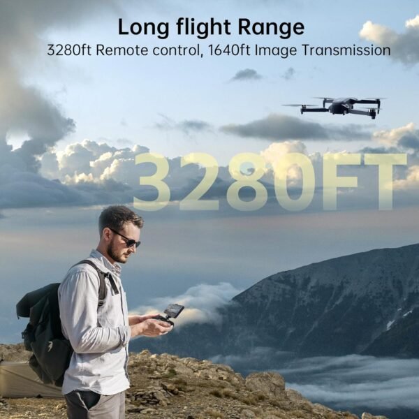 CHUBORY X10 PRO GPS Drone with Camera for Adults 4K UHD, 90 Min Long Flight Time,3280 FT Long Control Range, Auto Return, Follow Me, Brushless Motor, 5G FPV RC Quadcopter for Beginners( - Image 7