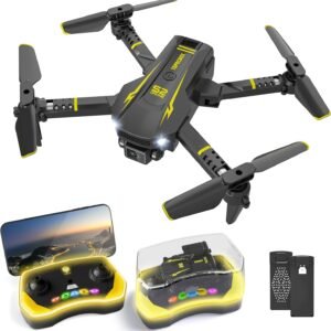 Drones for Kids with Camera 1080P HD Live Video RC Mini Quadcopter Small Helicopter Plane with LED Light and Remote Control,Birthday and Gifts Toys for Boys and Girls 8 10 12 14