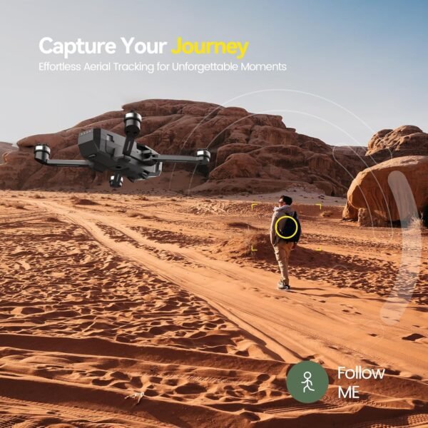 Holy Stone HS720 GPS Drone with Camera for Adults 4K UHD, 52 Minutes Flight Time, Foldable Quadcopter with Brushless Motor, Auto Return Home, Follow Me, Long Control Range - Image 7