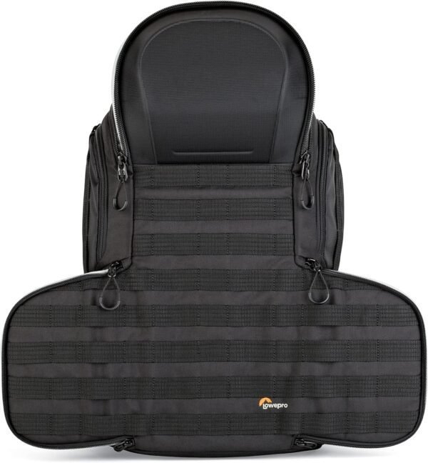 Lowepro ProTactic 450 AW II Black Pro Modular Backpack with Recycled Material, Camera Bag for Professional Use, for Laptop Up to 15", Backpack for Professional Cameras and Drones, LP37177-GRL, Black - Image 7