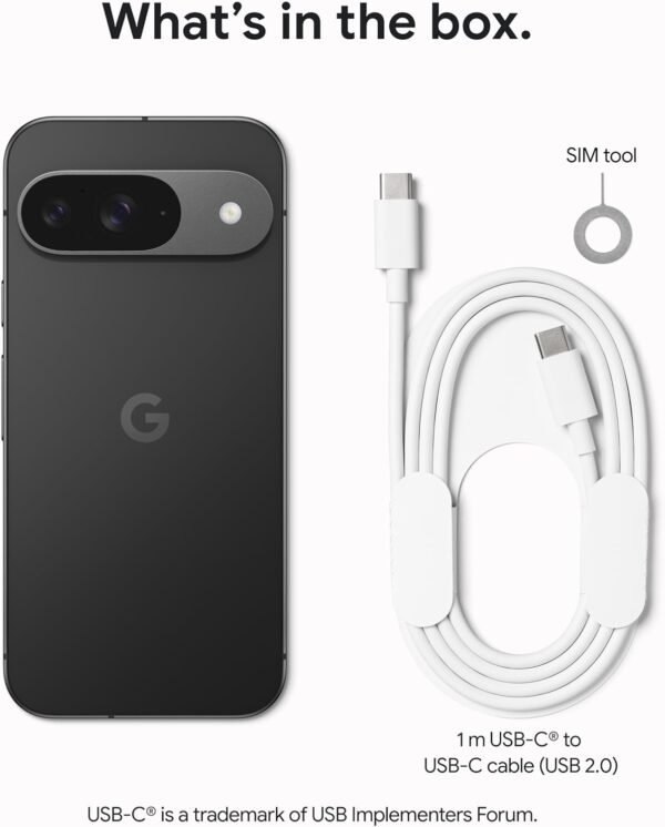 Google Pixel 9 - Unlocked Android Smartphone with Gemini, 24-Hour Battery, Advanced Camera, and 6.3" Actua Display - Peony - 128 GB - Image 11