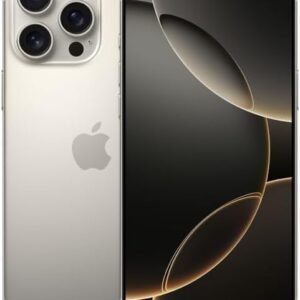 Apple iPhone 16 Pro Max, US Version, 256GB, Natural Titanium - Unlocked (Renewed Premium)