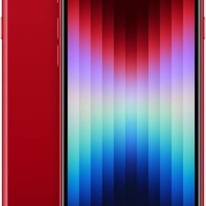 Apple iPhone SE 3rd Gen, 64GB, RED - Unlocked (Renewed)