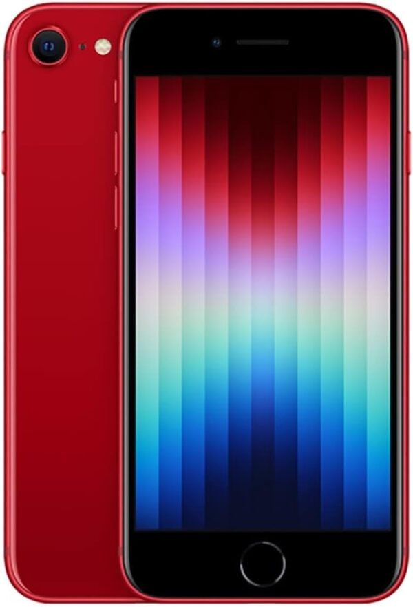 Apple iPhone SE 3rd Gen, 64GB, RED - Unlocked (Renewed)