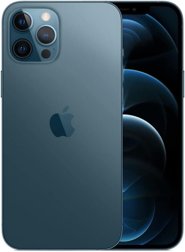 Apple iPhone 12 Pro, 128GB, Pacific Blue - Fully Unlocked (Renewed) - Image 3