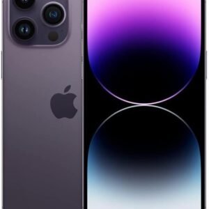 Apple iPhone 14 Pro Max, 128GB, Deep Purple - Unlocked (Renewed)