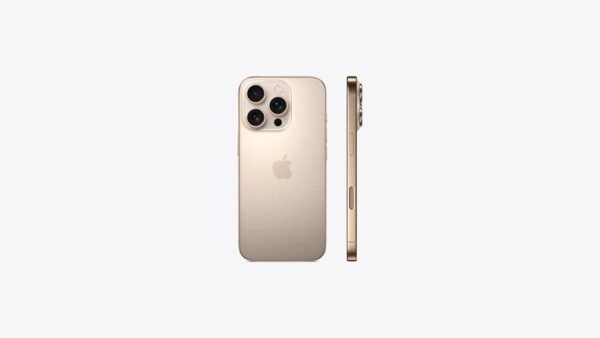 Apple iPhone 16 Pro, US Version, 128GB, Desert Titanium - Unlocked (Renewed) - Image 4