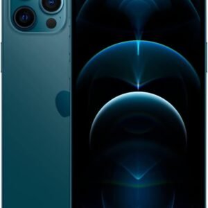 Apple iPhone 12 Pro, 128GB, Pacific Blue - Fully Unlocked (Renewed)