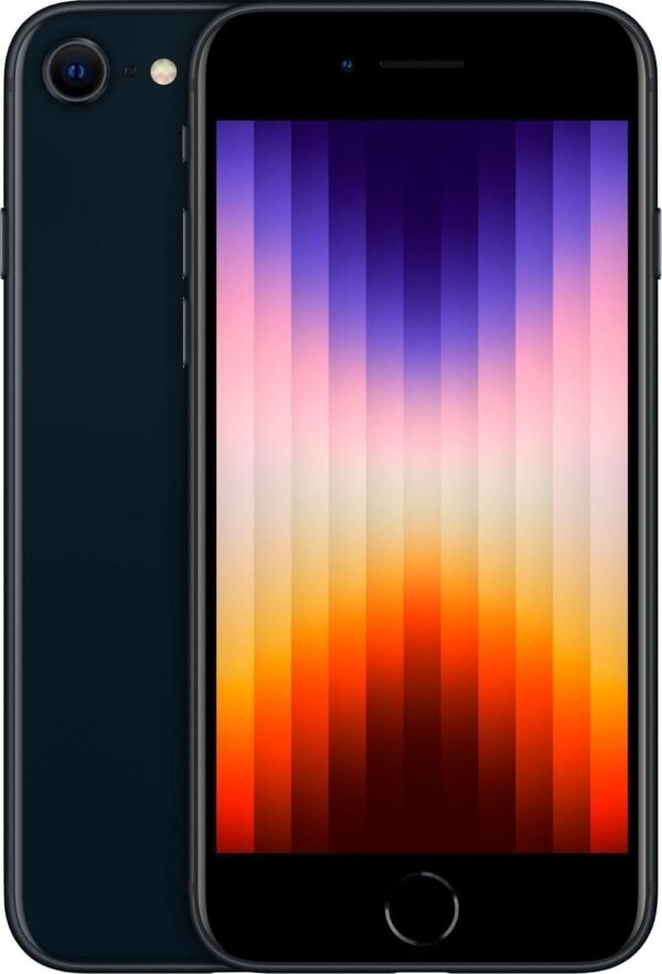 Apple iPhone SE 3rd Gen, 64GB, Midnight - Unlocked (Renewed)