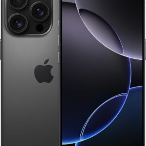 Apple iPhone 16 Pro, US Version, 128GB, Black Titanium - Unlocked (Renewed Premium)