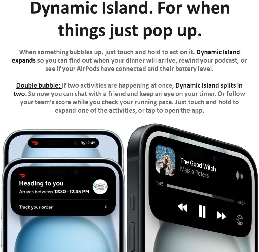 Apple iPhone 15, 128GB, Black - Verizon (Renewed) - Image 4