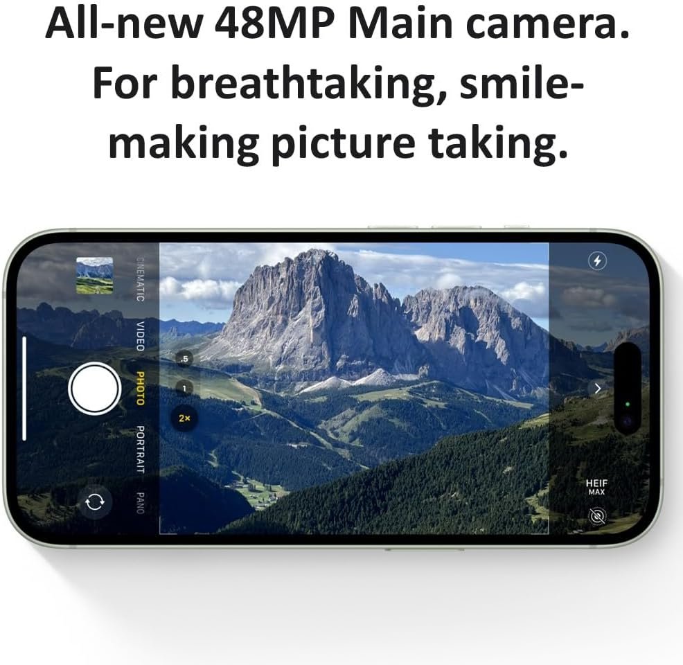 Apple iPhone 15, 128GB, Black - Verizon (Renewed) - Image 5