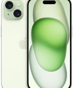 Apple iPhone 15, 256GB, Green - Unlocked (Renewed Premium)