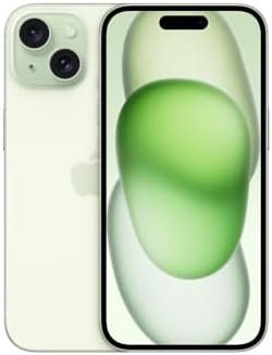 Apple iPhone 15, 256GB, Green - Unlocked (Renewed Premium)