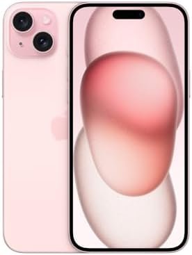 Apple iPhone 15 Plus, 128GB, Pink - Unlocked (Renewed Premium)