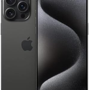 Apple iPhone 15 Pro Max, 1TB, Black Titanium - Unlocked (Renewed Premium)