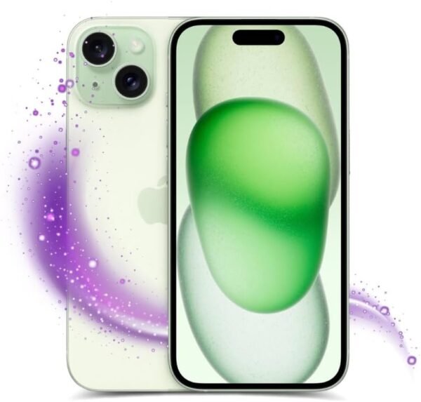 Apple iPhone 15, 128GB, Green - Unlocked (Renewed Premium)