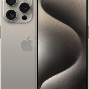 Apple iPhone 15 Pro, 256GB, Natural Titanium - Unlocked (Renewed Premium)