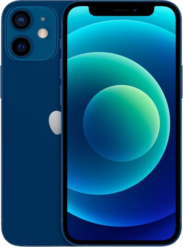 Apple iPhone 12 Mini, 64GB, Blue - Unlocked (Renewed Premium)